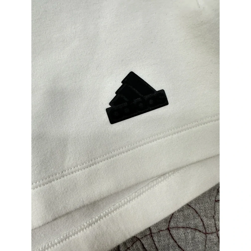 Adidas Z.N.E Men's Premium Club Fleece Shorts White / Size 3XL